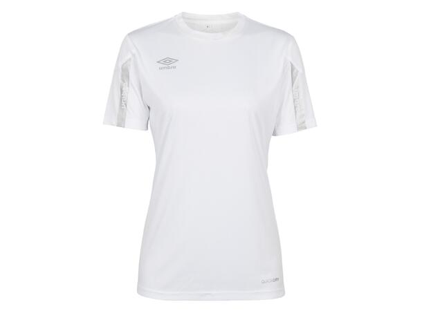 UMBRO Core SS Jersey W Hvit 36 Teknisk kortermet spillertrøye 